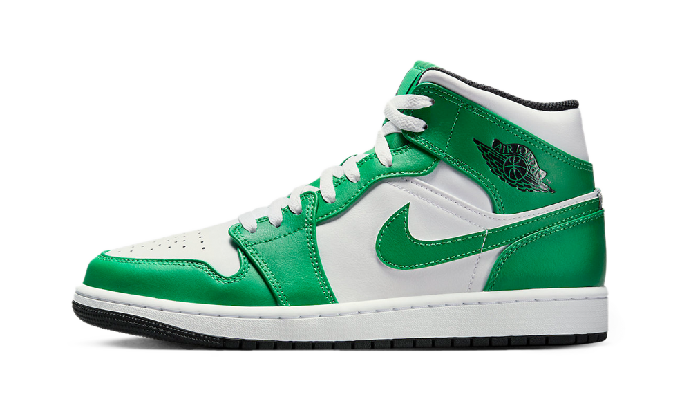 Air Jordan 1 Mid Lucky Green