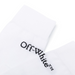 Off-White Logo-Jacquard Cotton Socks White/Black - True to Sole - 2