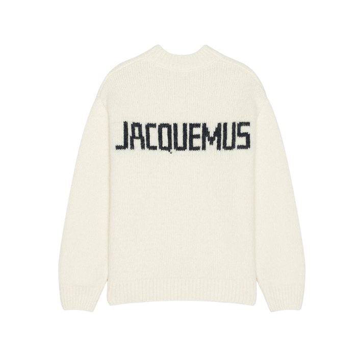 Jacquemus La maille Pavane Crewneck Sweater Beige - True to Sole - 1