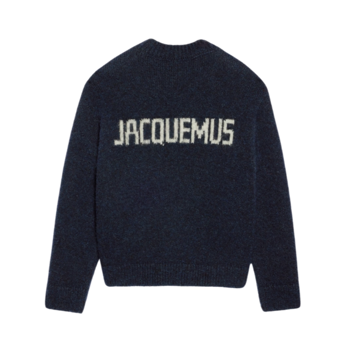 Jacquemus La maille Pavane Crewneck Sweater Blue - True to Sole - 1