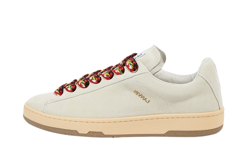 Lanvin Suede Curb Lite Sneaker Beige - True to Sole - 1