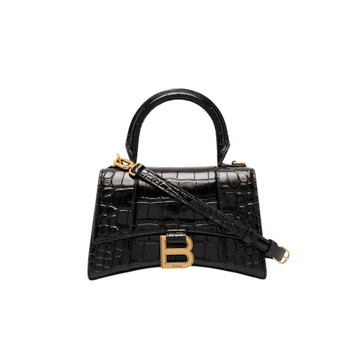 Balenciaga Hourglass XS Top Handle Bag Nero - True to Sole - 1