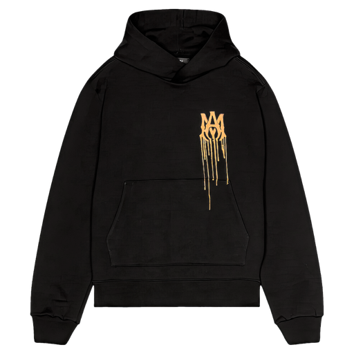 Amiri Spray Paint Ma Hoodie Black/Orange - True to Sole - 1