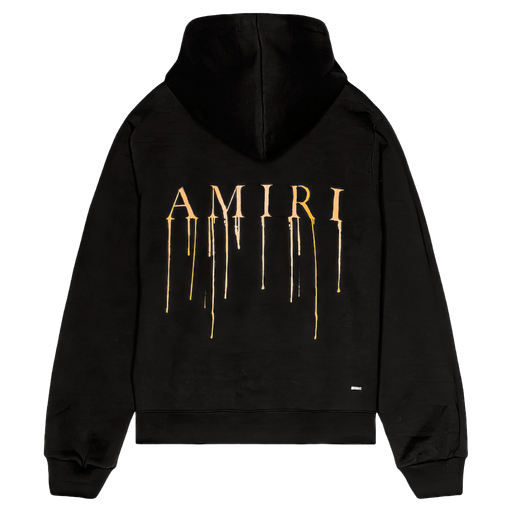 Amiri Spray Paint Ma Hoodie Black/Orange - True to Sole - 2