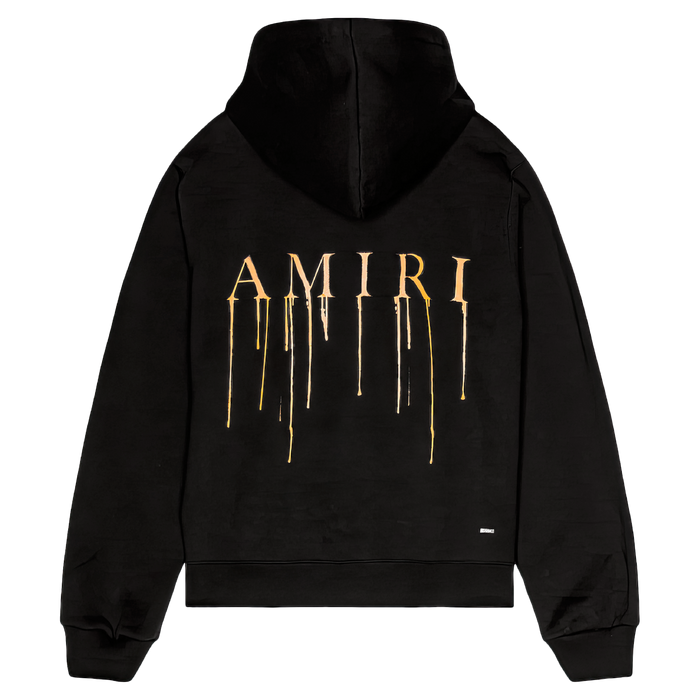 Amiri Spray Paint Ma Hoodie Black/Orange - True to Sole - 2