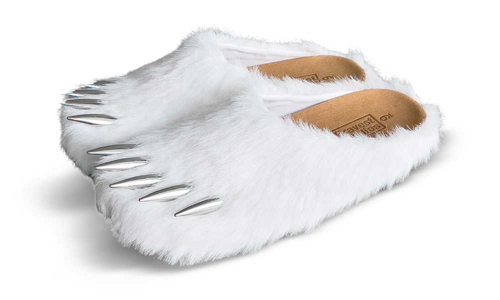 Bravest Studios Bear Claw Mule White