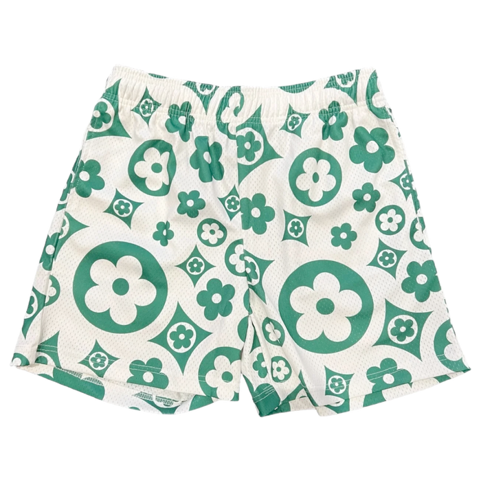 Bravest Studios Flower Shorts Green