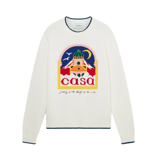 Casablanca Casa Intarsia Sweatshirt - True to Sole - 1