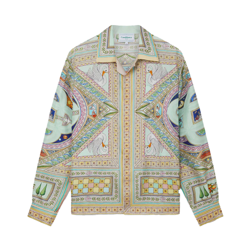 Casablanca Le Labyrinthe-Print Silk Shirt - True to Sole - 1