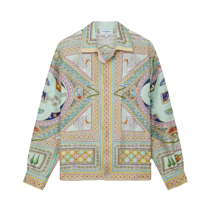 Casablanca Le Labyrinthe-Print Silk Shirt - True to Sole - 1