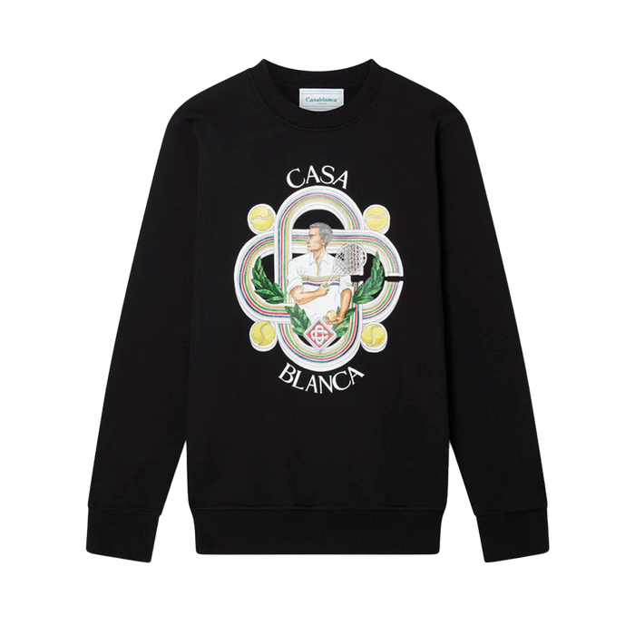 Casablanca Le Joueur Printed Sweatshirt - True to Sole - 1