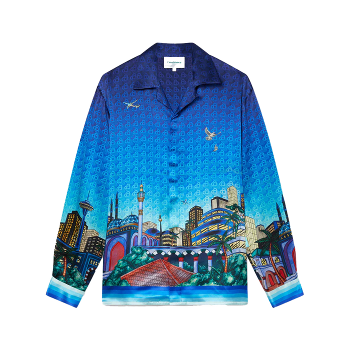 Casablanca Night View Silk Shirt - True to Sole - 1