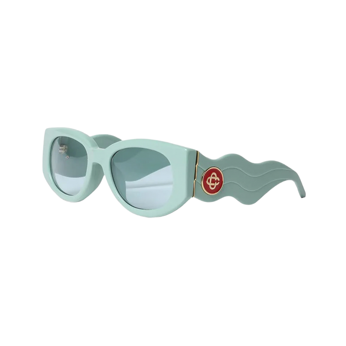 Casablanca Oval Wave Sunglasses Blue - True to Sole - 1