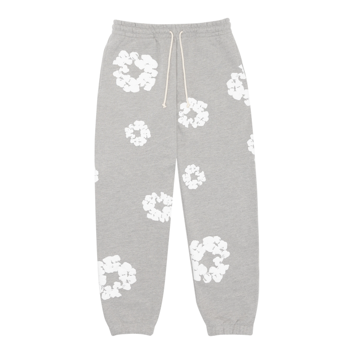 Denim Tears The Cotton Wreath Sweatpants Grey - True to Sole - 1