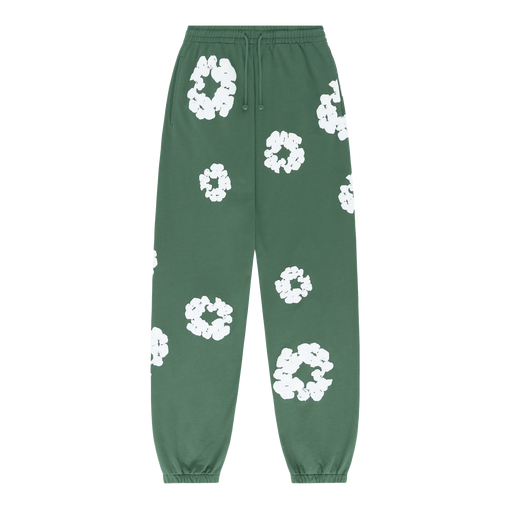 Denim Tears The Cotton Wreath Sweatpants Green - True to Sole - 1