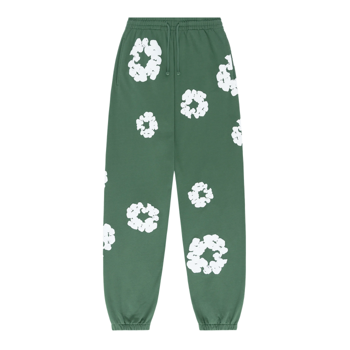 Denim Tears The Cotton Wreath Sweatpants Green - True to Sole - 1