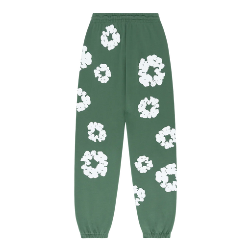 Denim Tears The Cotton Wreath Sweatpants Green - True to Sole - 2