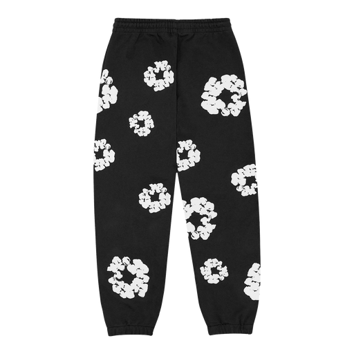 Denim Tears The Cotton Wreath Sweatpants Black - True to Sole - 2