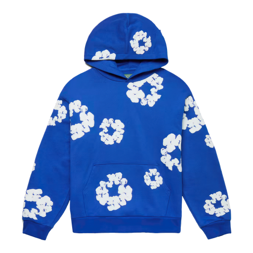 Denim Tears The Cotton Wreath Sweatshirt Royal Blue - truetosole - 1