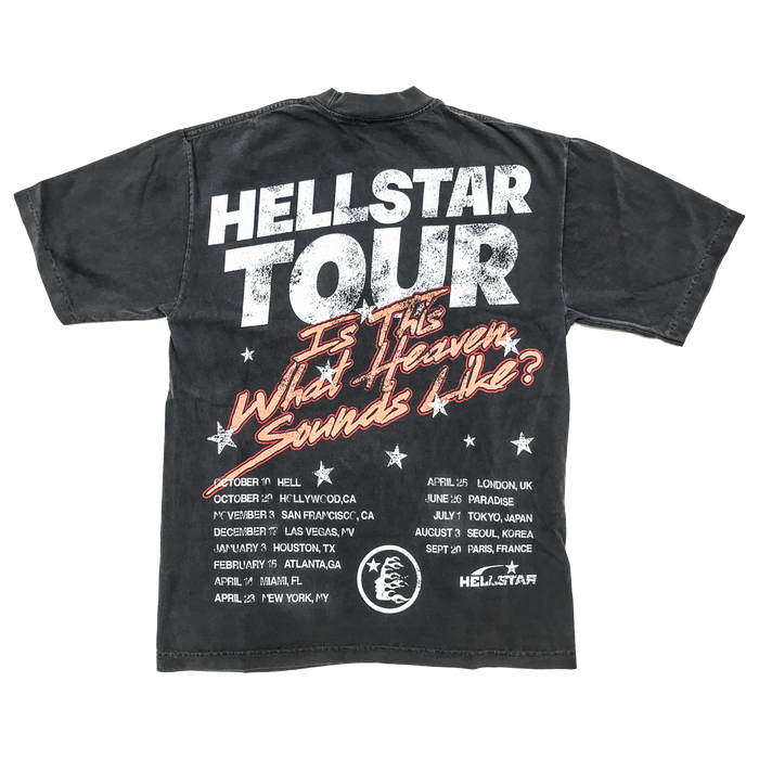 HELLSTAR Biker Tour Tee Washed Black - True to Sole - 2