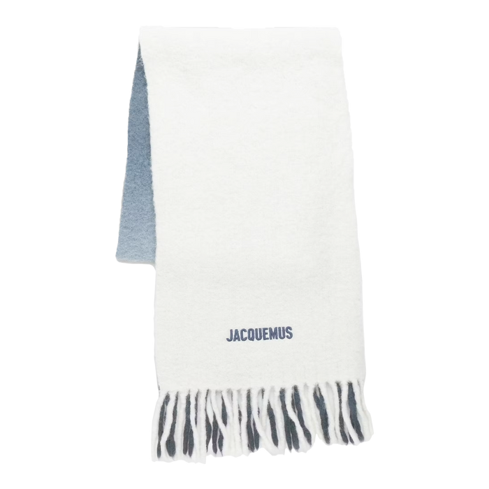 Jacquemus L'echarpe Moisson Scarf Blue