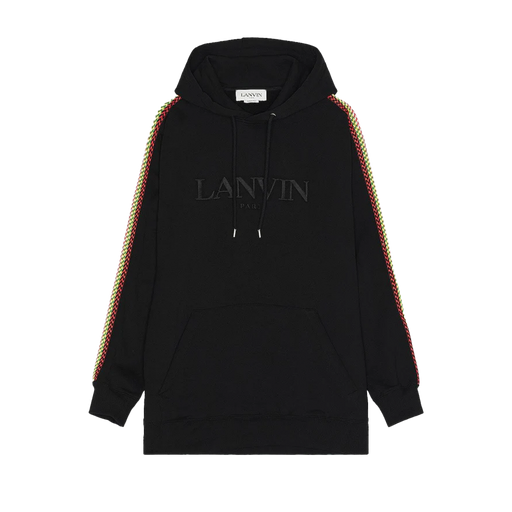 Lanvin Side Curb Oversize Hoodie Nero - True to Sole - 1