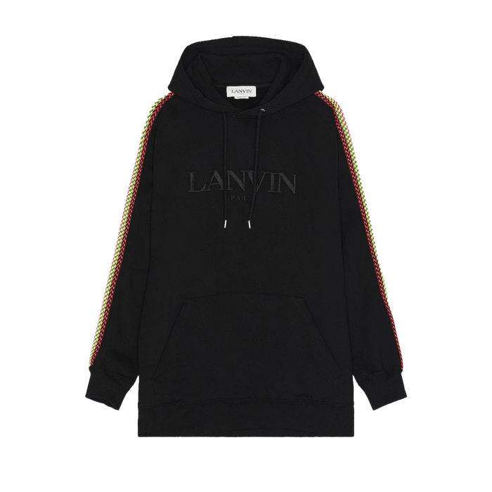 Lanvin Side Curb Oversize Hoodie Nero - True to Sole - 1