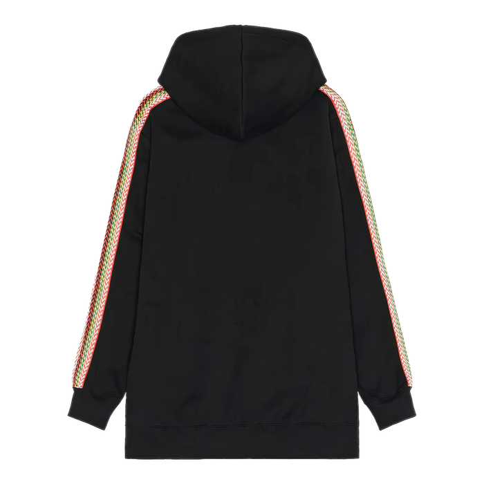 Lanvin Side Curb Oversize Hoodie Nero