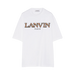 Lanvin Classic Curb Embroidered T-shirt Bianco - True to Sole - 1