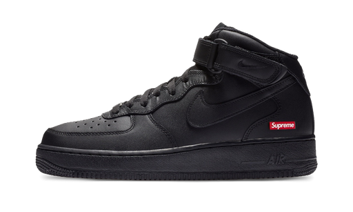 Nike Air Force 1 Mid Supreme Black - FZ8784-001 - truetosole - 1