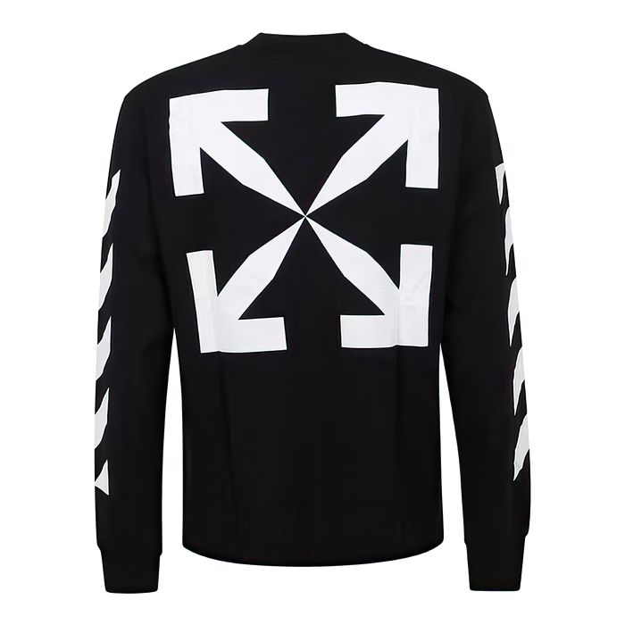 OFF-WHITE Diag Graphic Sleeve T-shirt Black