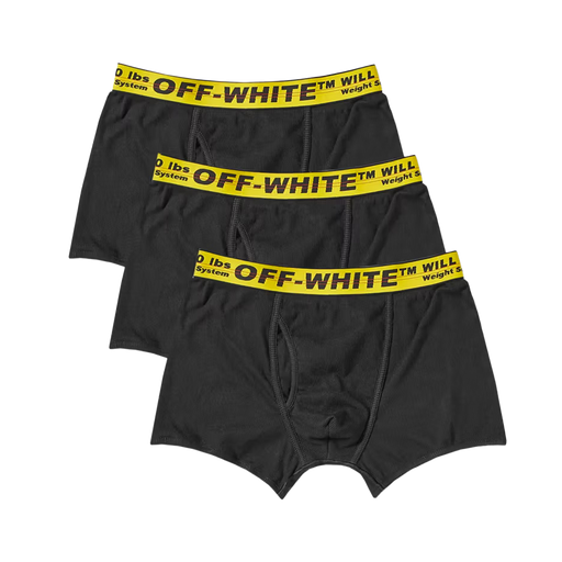 OFF-WHITE Classic Industrial 3-Pack Boxer Shorts - True to Sole - 1