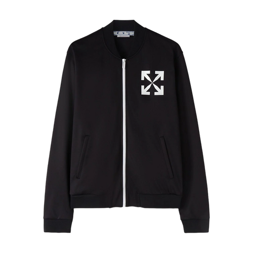 OFF-WHITE Single Arrow Track Jacket Black - True to Sole - 1