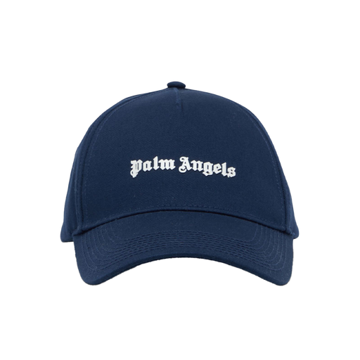 Palm Angels Logo Baseball Cap Navy - True to Sole - 1