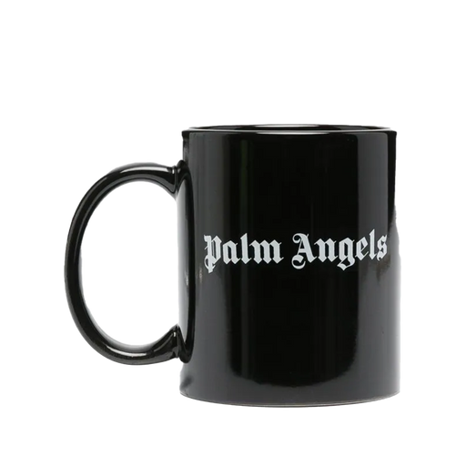 Palm Angels Logo Print Mug Black - True to Sole - 1