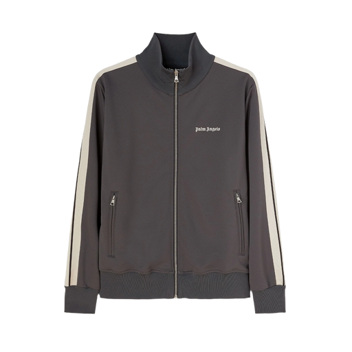 Palm Angels Logo Track Jacket Grigio - True to Sole - 1