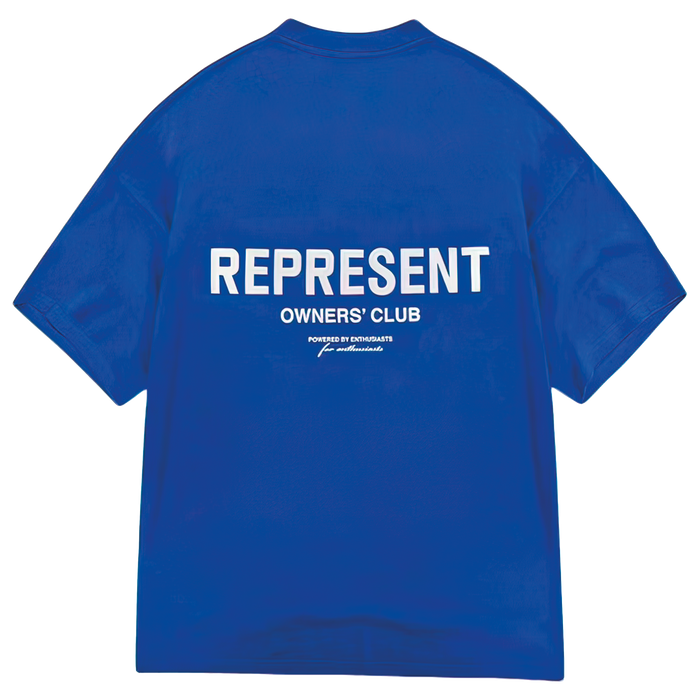 Represent Owner's Club T-Shirt Cobalt Blue/White