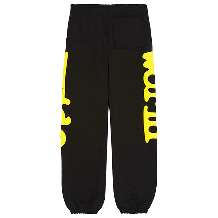 Sp5der Beluga Sweatpants Onyx/Yellow