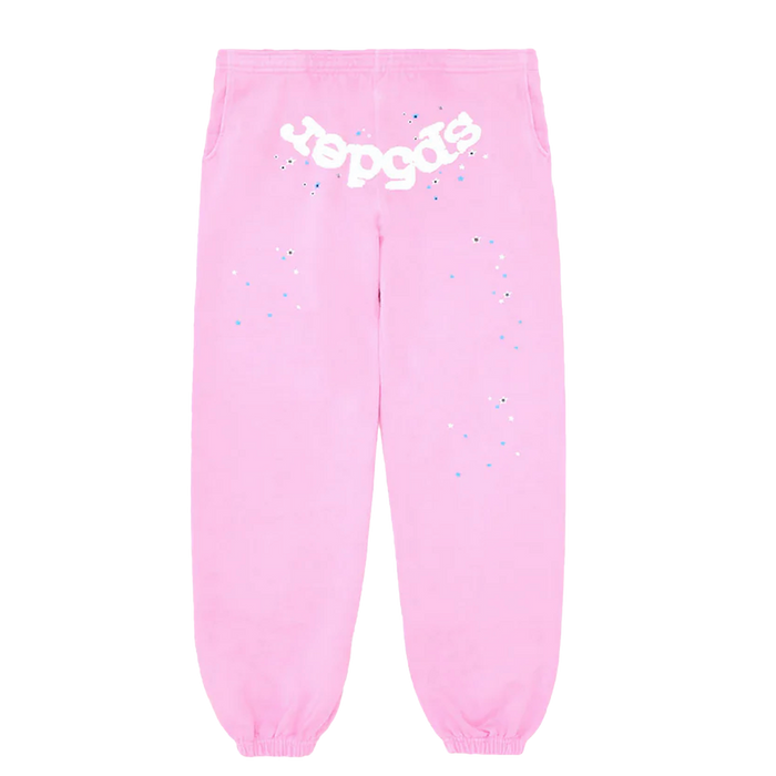 Sp5der OG Web Sweatpants Pink  - True to Sole-1