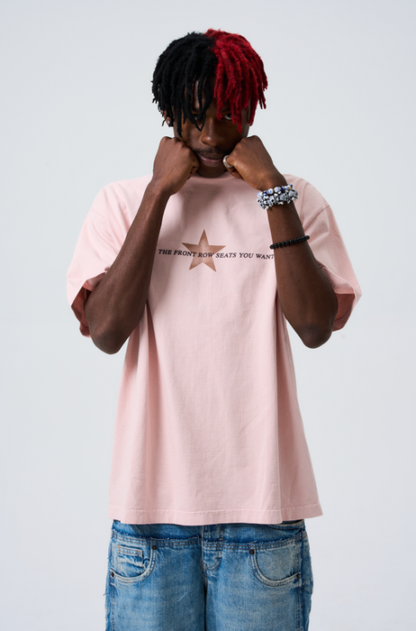 Travis Scott Utopia Circus Maximus Pink Star Tee Pink - True to Sole - 3