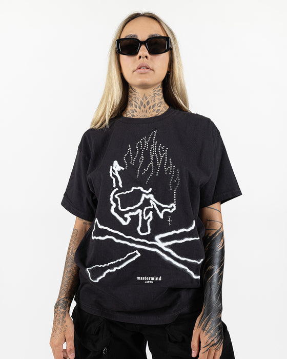 Travis Scott Cactus Jack For Mastermind Skull T-shirt Black - True ...