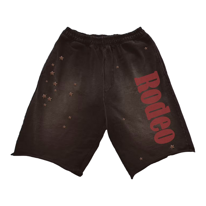 Travis Scott Cactus Jack x Sp5der Days Before Rodeo Shorts Brown