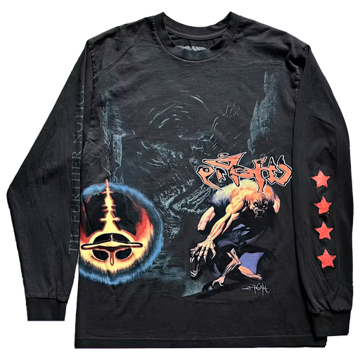 Travis Scott Utopia Circus Maximus 2023 Tour L/S Tee Black - True to Sole - 1