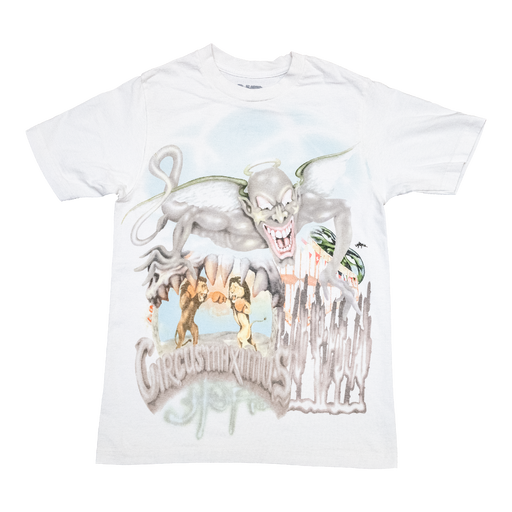 Travis Scott Utopia Circus Maximus 2024 Euro Tour Tee White - truetosole - 1