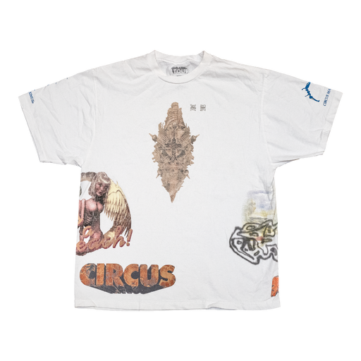 Travis Scott Utopia Circus Maximus Euro Tour See The Future Tee White - truetosole - 1