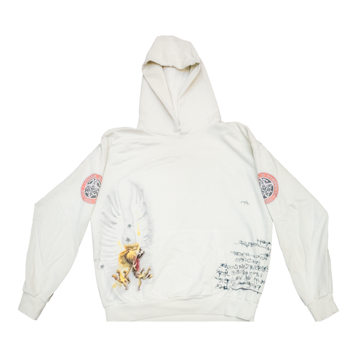 Travis Scott Utopia Circus Maximus Euro Tour Hoodie White - truetosole - 1