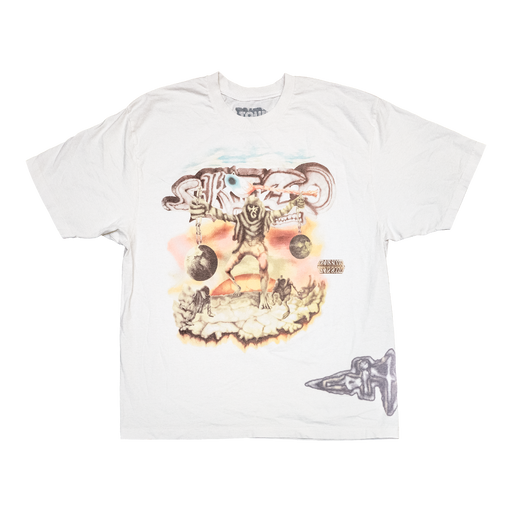 Travis Scott Utopia Euro Tour Skitzo Circus Maximus Tee White - truetosole - 1