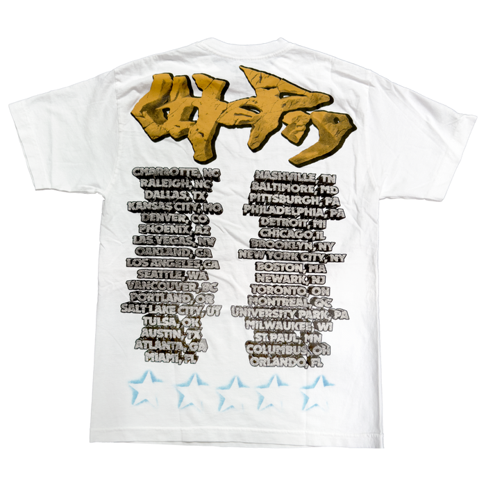 Travis Scott Utopia Tour Skitzo Circus Maximus Tee White - True to Sole - 2