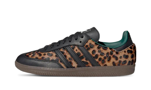 Adidas Samba OG Black Green Leopard - JI2537 - truetosole - 1