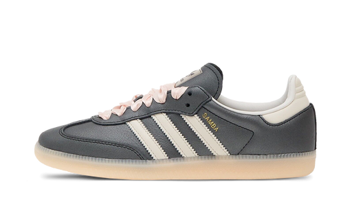 Adidas Samba OG Black Pink Ribbon Laces (W) - IH8047 - truetosole - 1